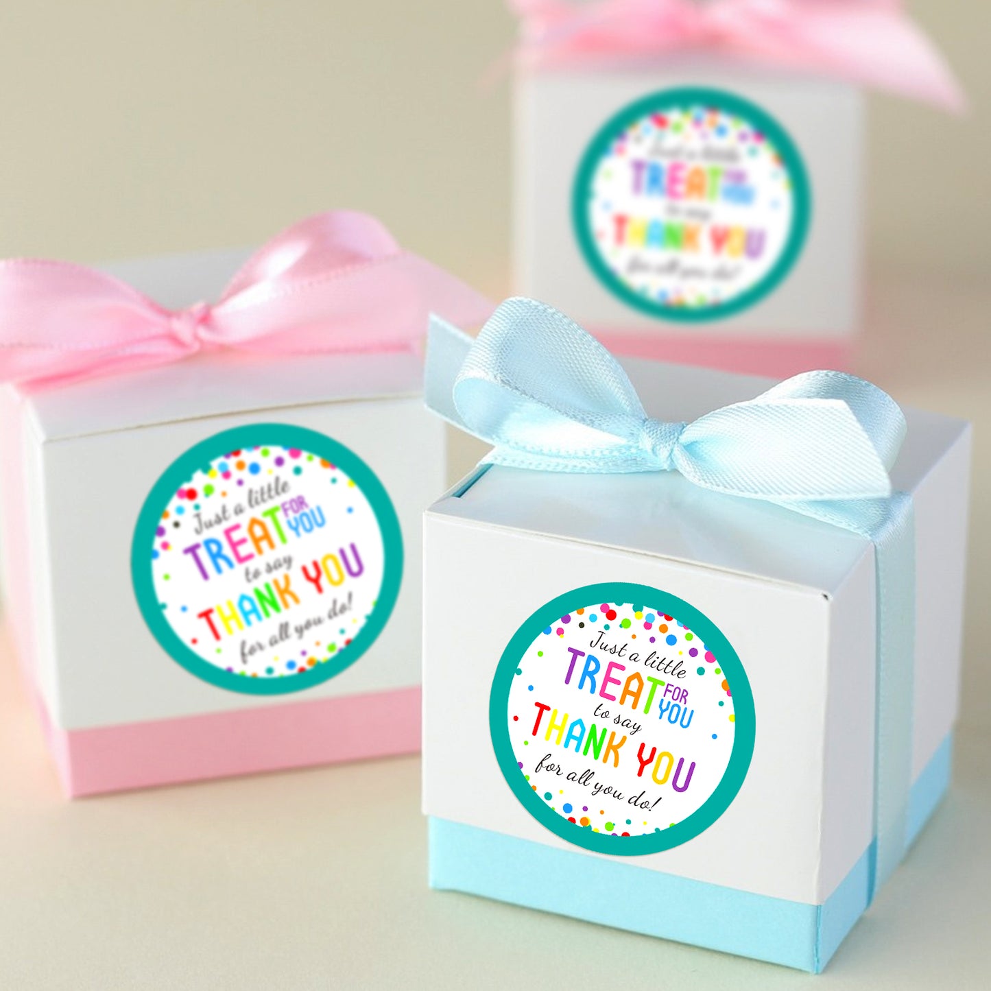 Anwyll Thank You for All You Do Stickers,Kudos Appreciation Thank You Stickers,120 Pcs 2 Inch Colorful Dots Online Retailers Mail Envelope Packaging Circle Stickers Labels for Teacher Employees Nurses