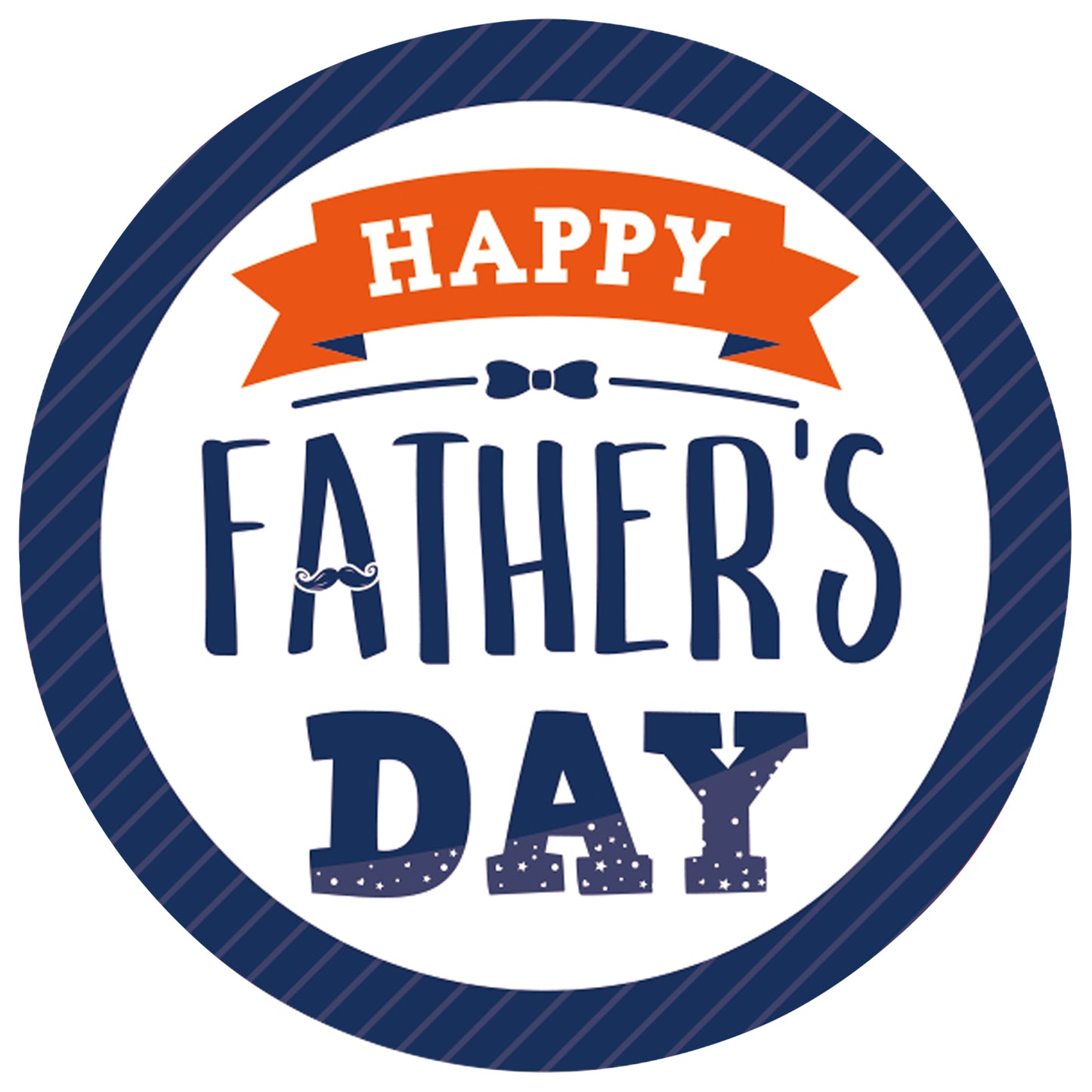 Anwyll Fathers Day Gift Stickers,Happy Father's Day Stickers,60Pcs 2Inch Round Fathers Day Labels Stickers,Self-Adhesive Beard Fathers Day Present Stickers for Gift Wrapping Envelope Seal Card Flower