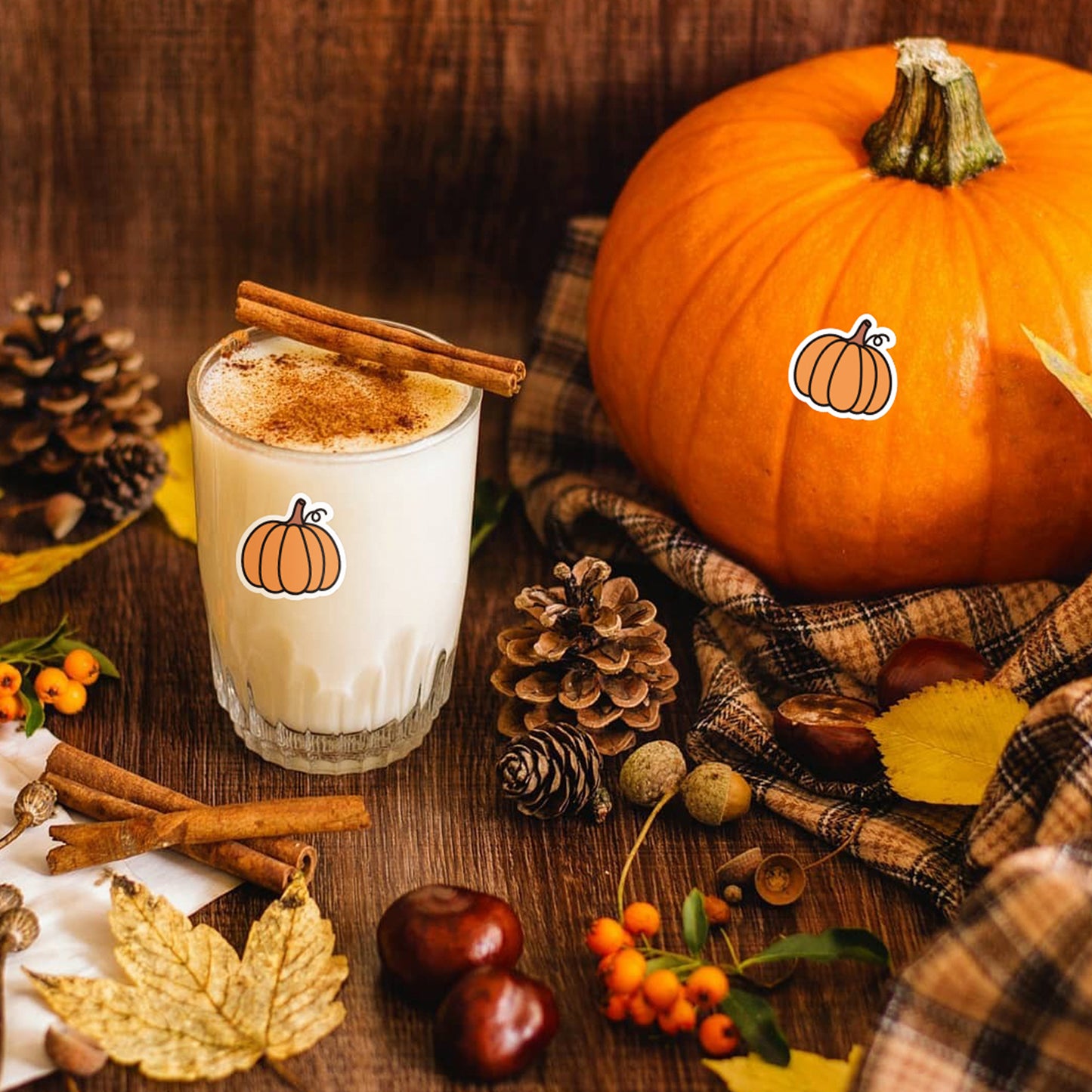 Anwyll Pumpkin Stickers for Kid Adult,400Pcs Happy Halloween Pumpkin Seal Label Sticker,Self-Adhesive Hallo Fall Autumn Stickers,Thanksgiving Pumpkin Stickers,Reward Stickers for Envelope Card Party