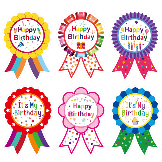 Anwyll Birthday Gift Stickers,Happy Birthday Badge Stickers,210 Pcs It's My Birthday Stickers Labels for Kids Children Teacher Clothing Cake Birthday Party Decorations Home Classroom Supply(2.8×3.6'')